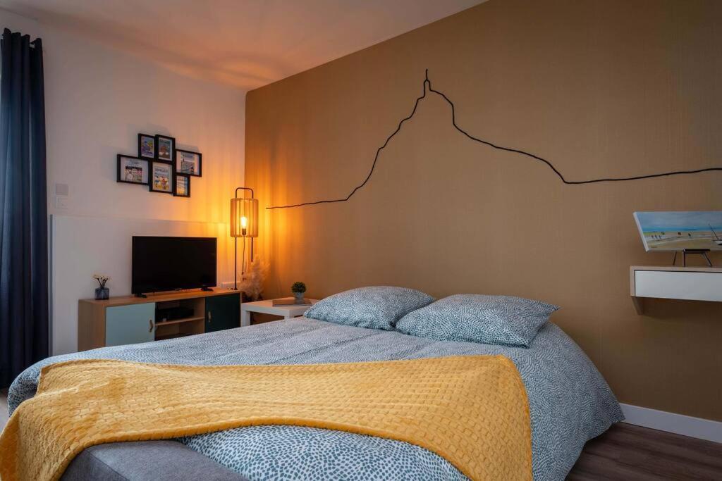 Gite De L'Abri-Cotier 14 Villa Pontorson Eksteriør billede