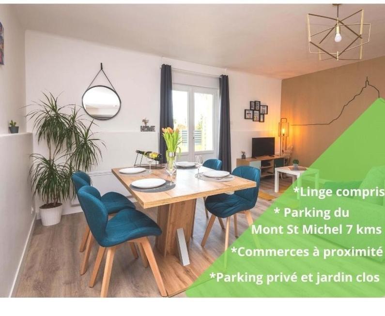 Gite De L'Abri-Cotier 14 Villa Pontorson Eksteriør billede